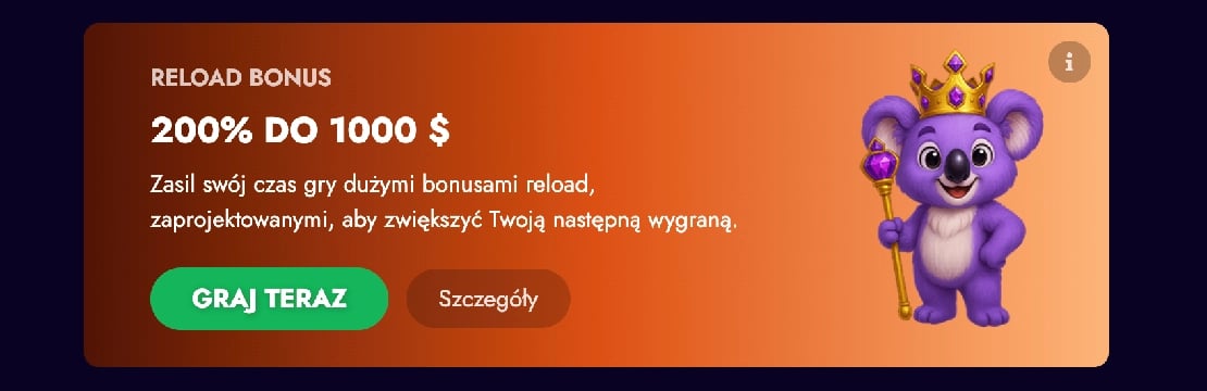 EZZ CASINO reload bonus 200%